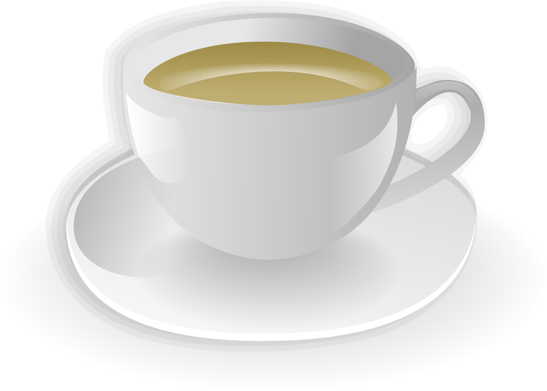 Tea Cup Clipart 27, - Cup Of Coffee Clipart (1969x1969)