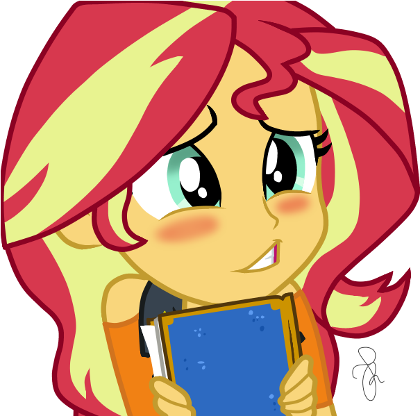 Uploaded - Sunset Shimmer Wallflower Blush (636x598)