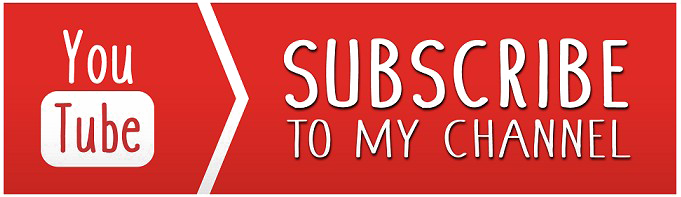 Youtube Transparent Logo Play Button Download - Subscribe To My Channel Png (681x197)