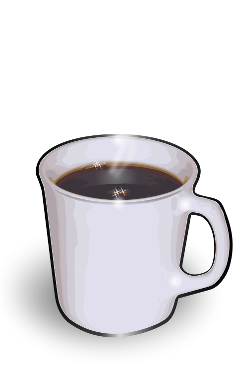 Coffee Cup Mug Teacup Clip Art - Coffee (484x800)