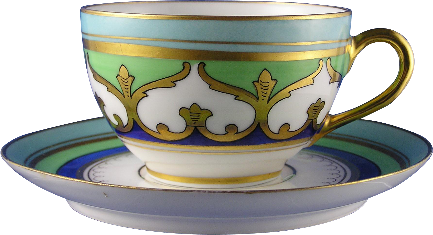 Limoges Mark 6 Stouffer Studios Arabesque Motif Cup - Coffee Cup (1778x1778)