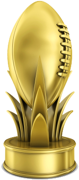 Division Champion - 1st Place Football Trophy (300x400)