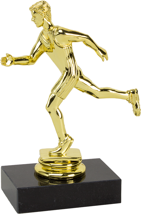 Male Participation Trophy For Running Events - Running Trophy (600x832)