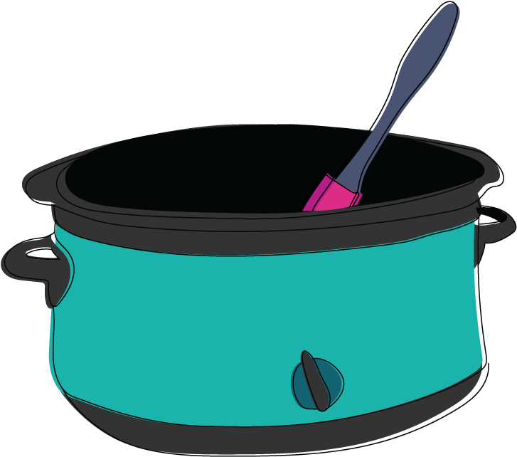 Crock Pot Soap Making Using Rebatch Method - Crock Pot Illustration Png (800x707)