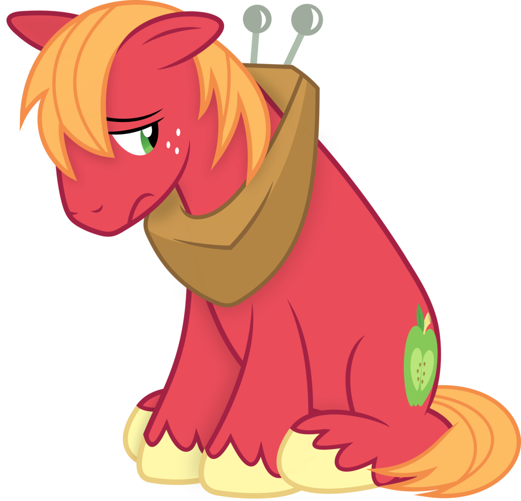 Slb94, Big Macintosh, Cute, Earth Pony, Hard To Say - Cartoon (1066x1024)