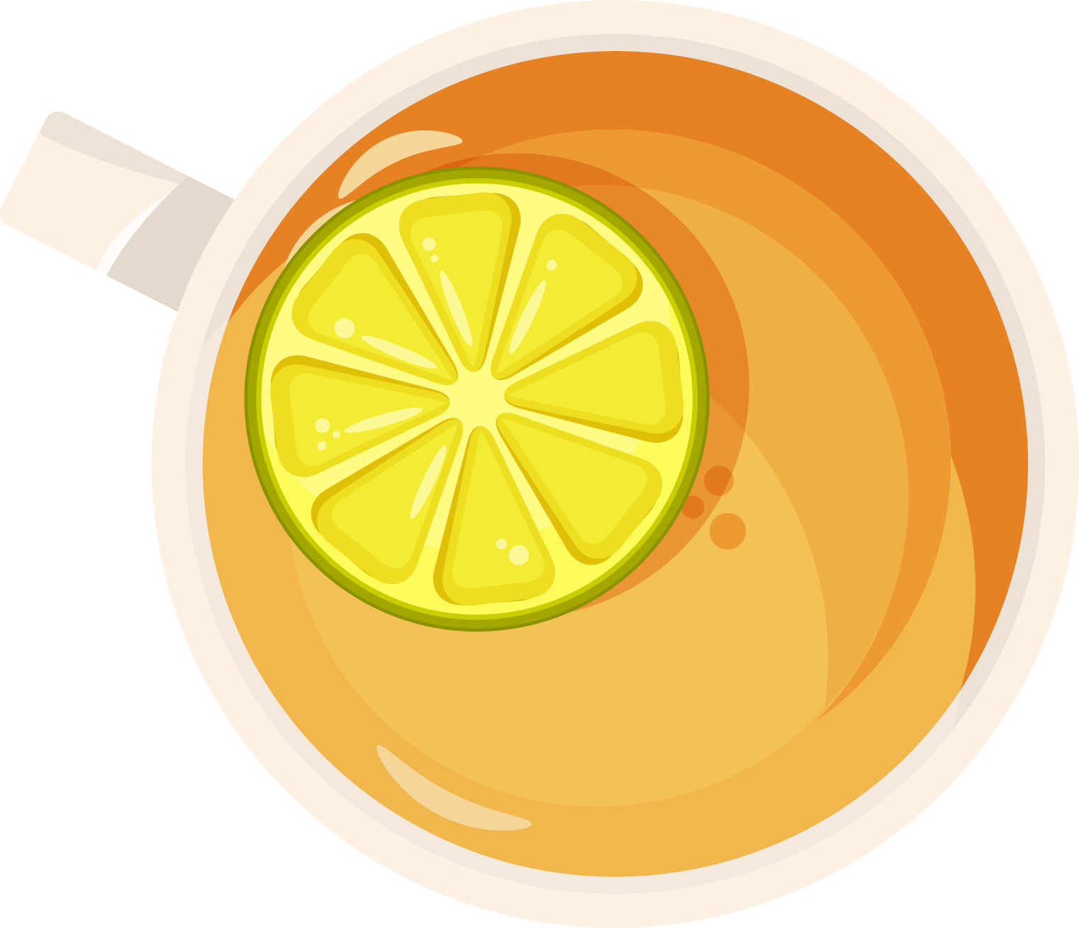 Lemon Tea Cup - Lemon Tea Cup (1522x1309)