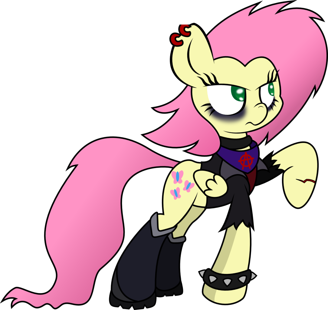 Xylophon, Bracelet, Clothes, Fluttershy, Punk, Safe, - My Little Pony Fluttershy Punk (1084x1024)