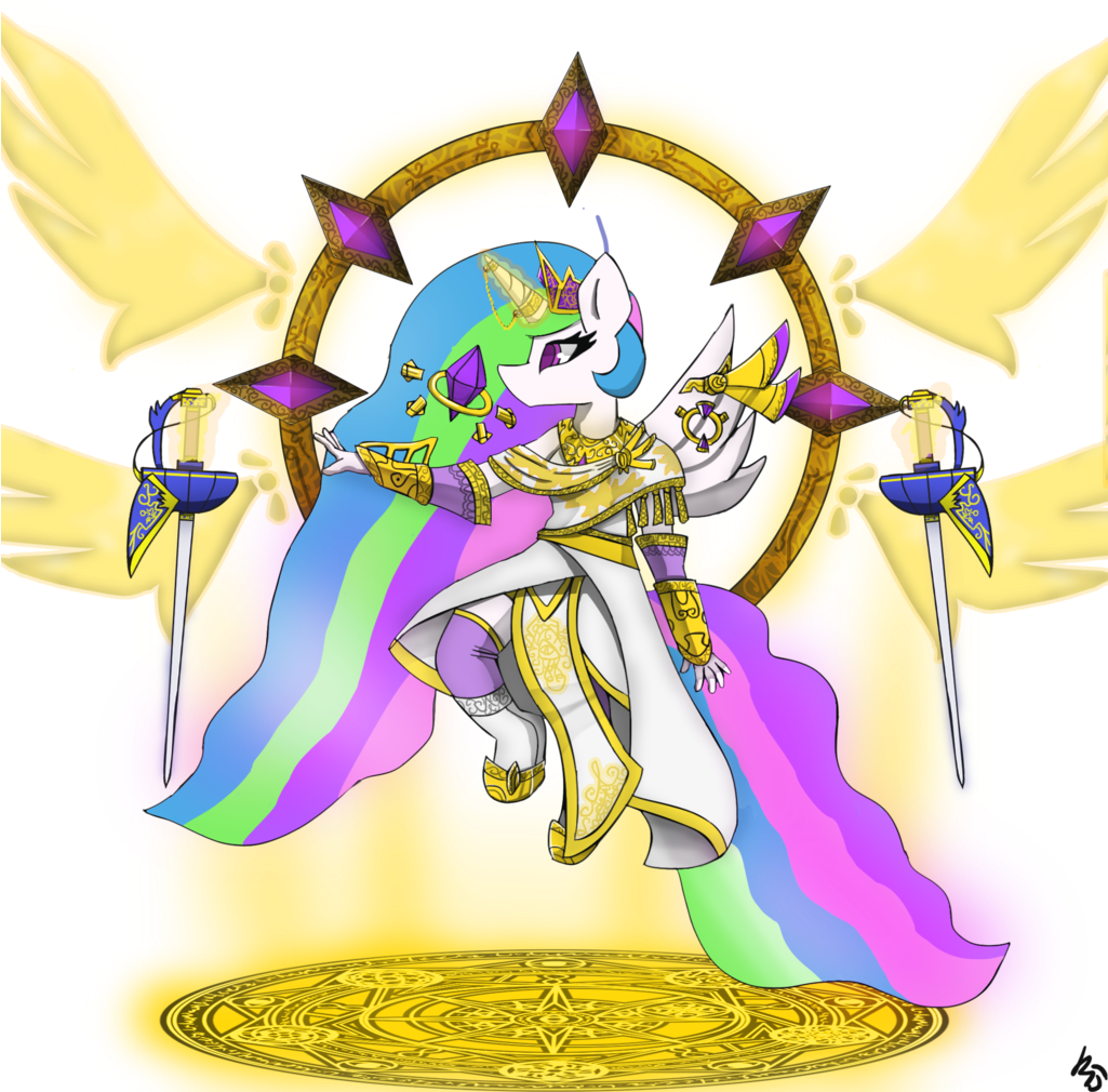 Bass-javelin, Bracelet, Brave Frontier, Fantasy, Magic, - Illustration (1024x1024)