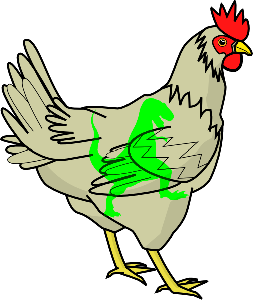 Assembled And Modified With Clker Clipart Graphics - Hen Cliparts (504x598)