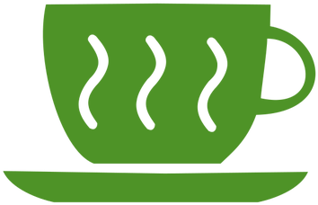 Tea Cup - Desenho De Xicara Verde (500x500)