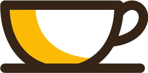 Black Coffee Cup Icon Royalty Free Vector Image - Coffee Cup Icon Png (513x254)
