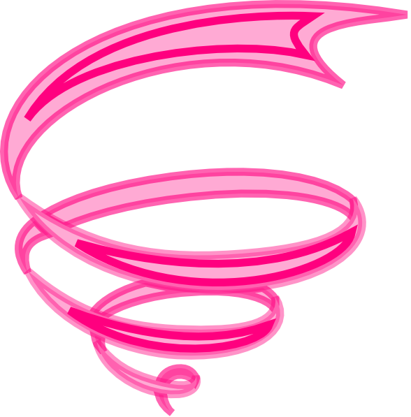 Pink Spiral Clip Art (588x597)