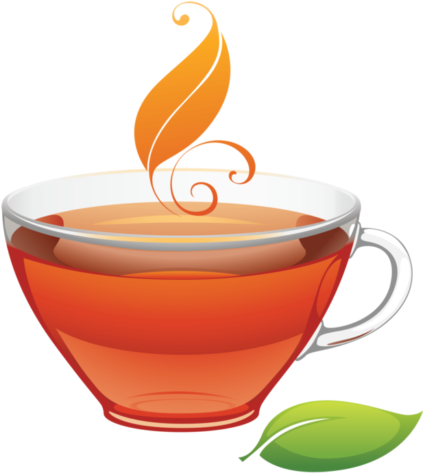 Explore Diet Tea, Free Vector Graphics And More - Cup Of Tea (618x699)