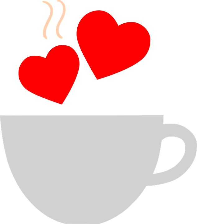 Chocolate Love Cliparts - Valentines Day Coffee Clipart (845x960)