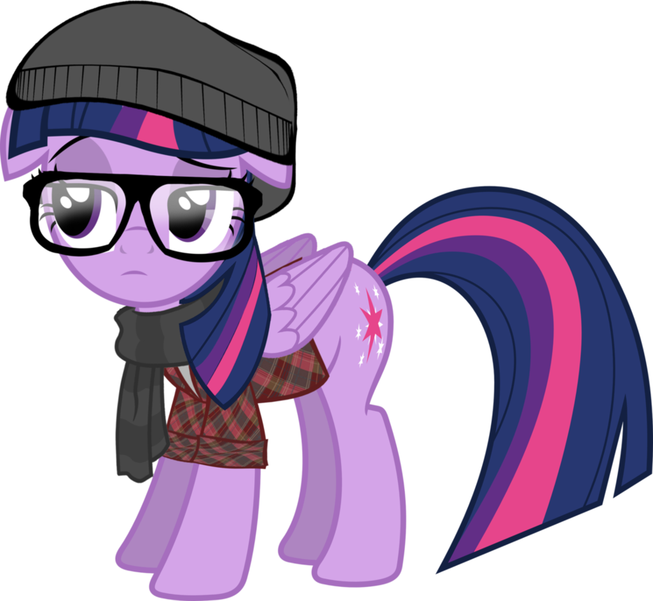 Hipster Twilight Vector By Paragonaj - Friendship Is Magic Twilight Sparkle (932x857)