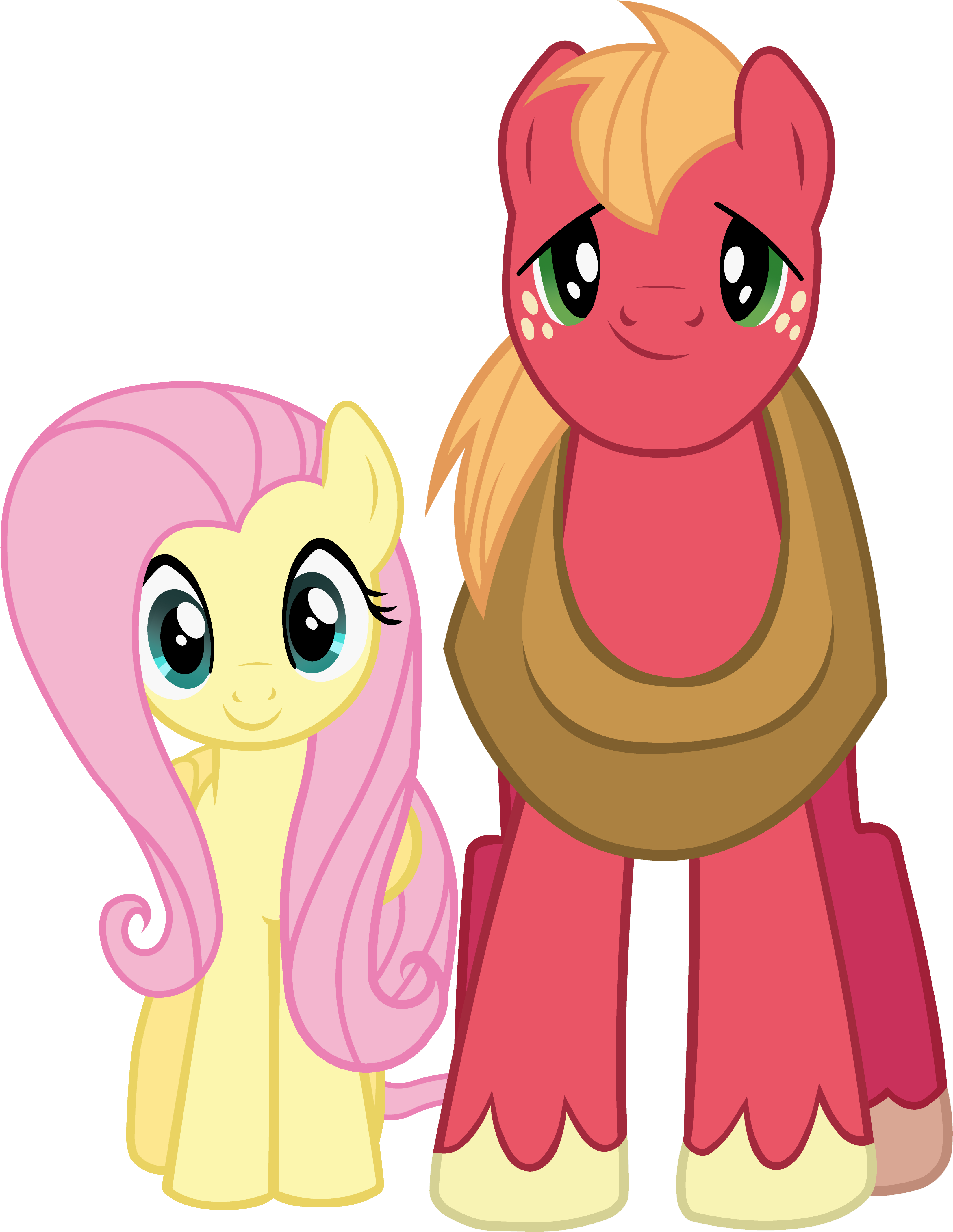 Bobthelurker, Big Macintosh, Earth Pony, Fluttermac, - Mlp Fluttershy And Big Mac (3328x4287)