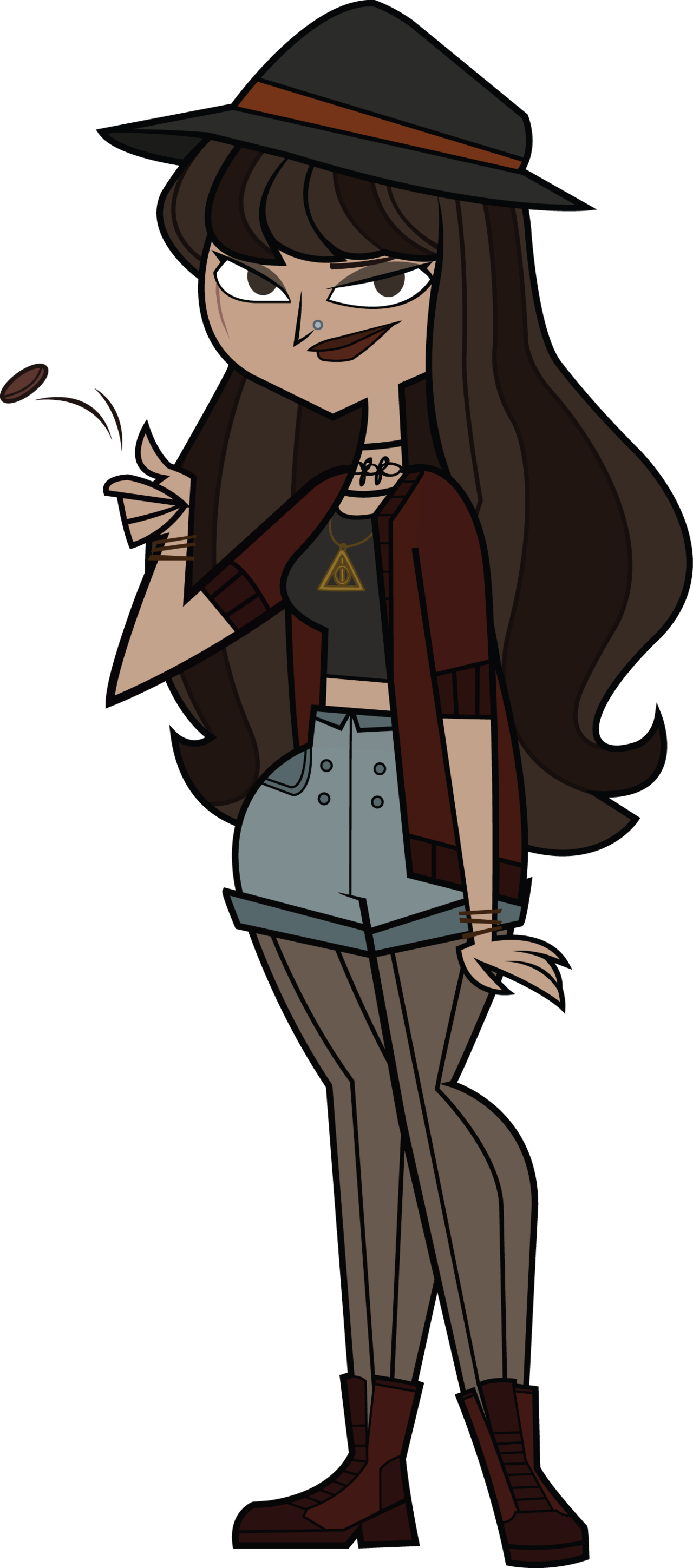 The Brooklyn Hipster By Karmicillusion - Cartoon (1280x2898)