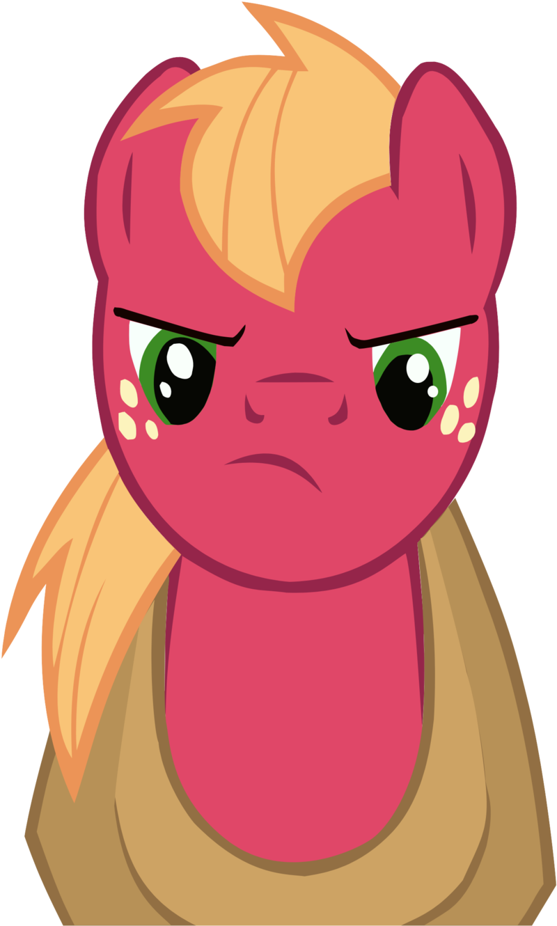 Eternityglacier, Big Macintosh, Earth Pony, Male, Pony, - Mlp Big Mac Angry (900x1406)