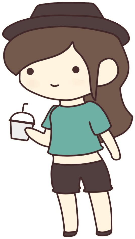 Chibi Hipster By Actualonodera - Chibi Hipster (742x1075)