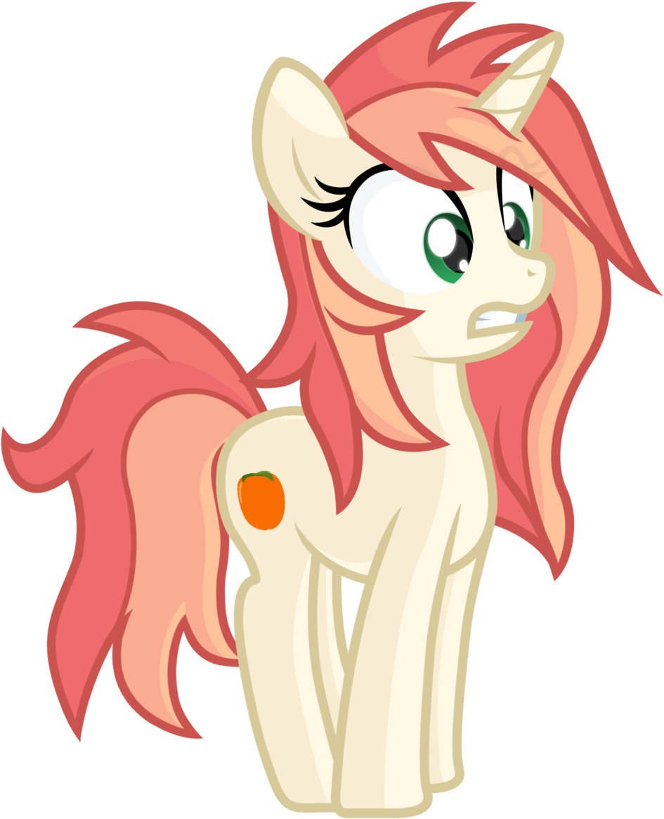 Hurma Pony Shocked By Vectorvito Hurma Pony Shocked - Cartoon (1024x1228)