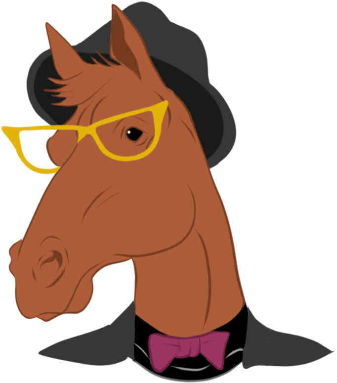 Hipster Horse By Laikendesignz - Comics (942x848)