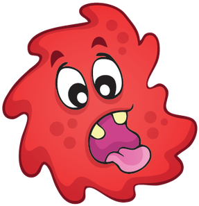 Germs Theme Set 1 - Germs Clipart Png (440x399)