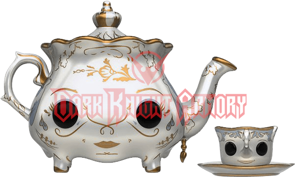 Beauty And The Beast Mrs Potts And Chip Pop Figure - Mrs Potts Pop Vinyl (617x617)