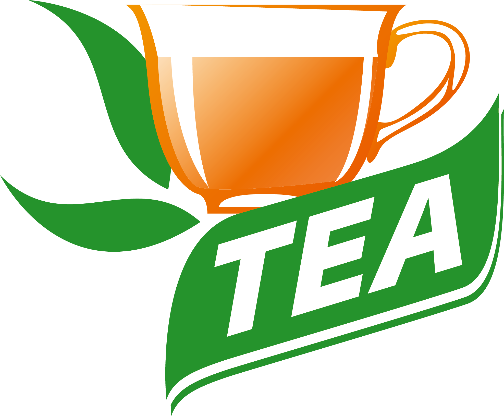 Green Tea Coffee Logo - Green Tea Leaves Logo (1975x1630)