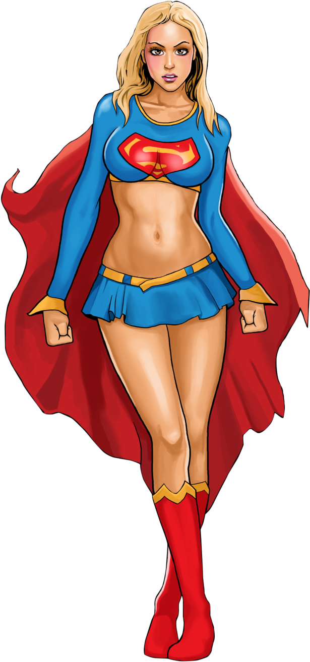 Supergirl By Bobhertley Supergirl By Bobhertley - Huimin Women's Dc Supergirl Top (1024x1501)