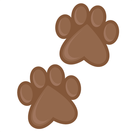 Dog Prints Svg Scrapbook Cut File Cute Clipart Files - Scalable Vector Graphics (432x432)