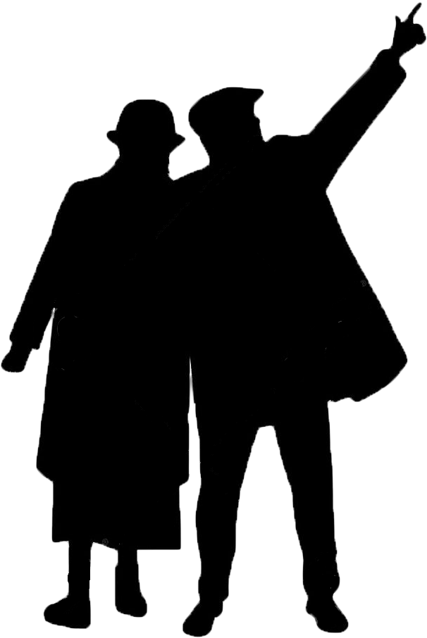 Germany Is An Ageing Society And It Is Not Alone In - Silhouettes Of Old Couples (606x906)