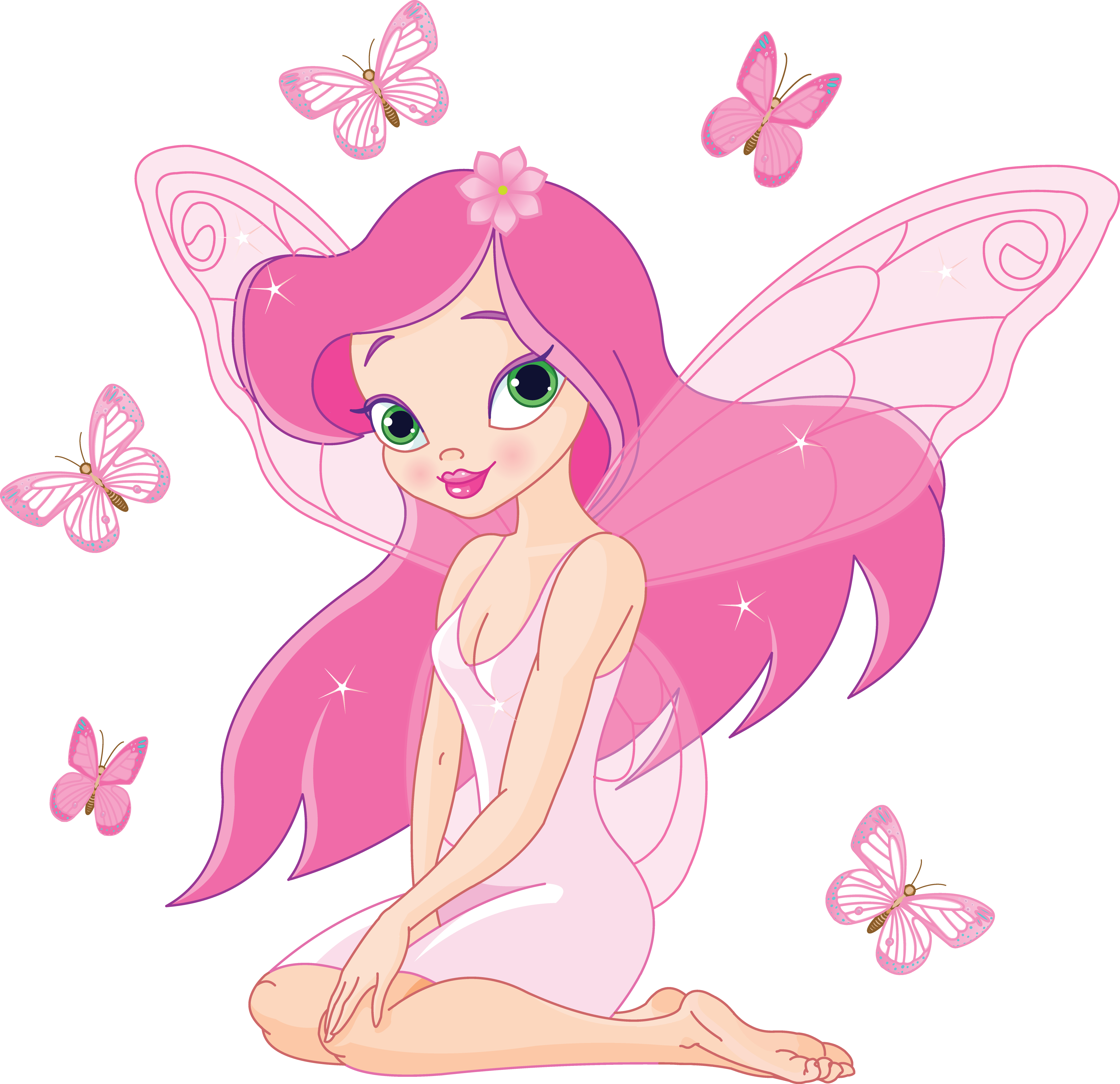 Tooth Fairy Cartoon Clip Art - Cartoon Fairies (4202x4069)