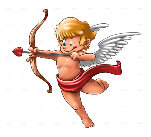 Why Not Pull A Beauty And The Beast Move Buy A Bell - Cupid Png (526x480)