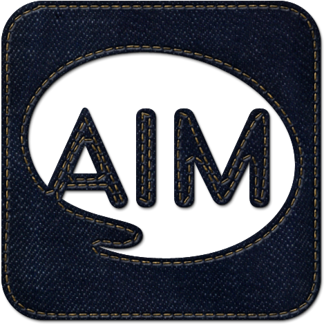 Logo, Aim, Jean, Square, Social, Denim Icon - Icon (600x600)