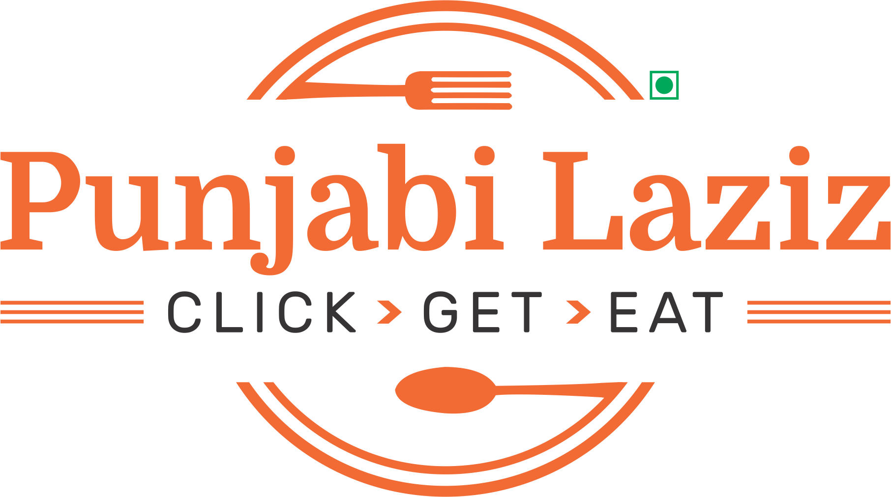 Punjabi Laziz Online Food Order Logo - Paratha Logo (1812x1012)