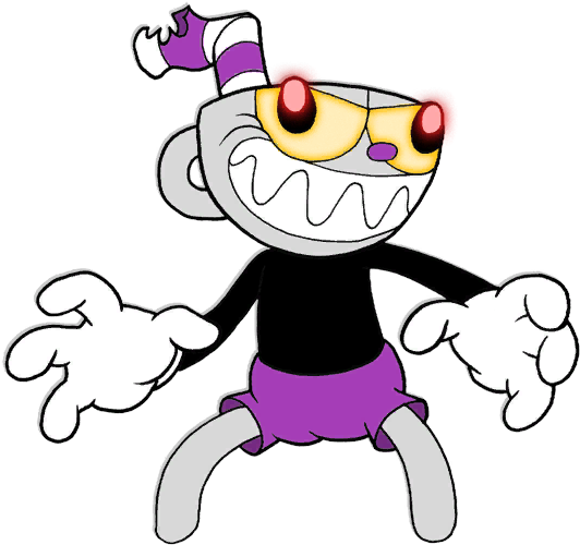 Badending Cuphead - Cuphead Evil Cuphead (539x504)