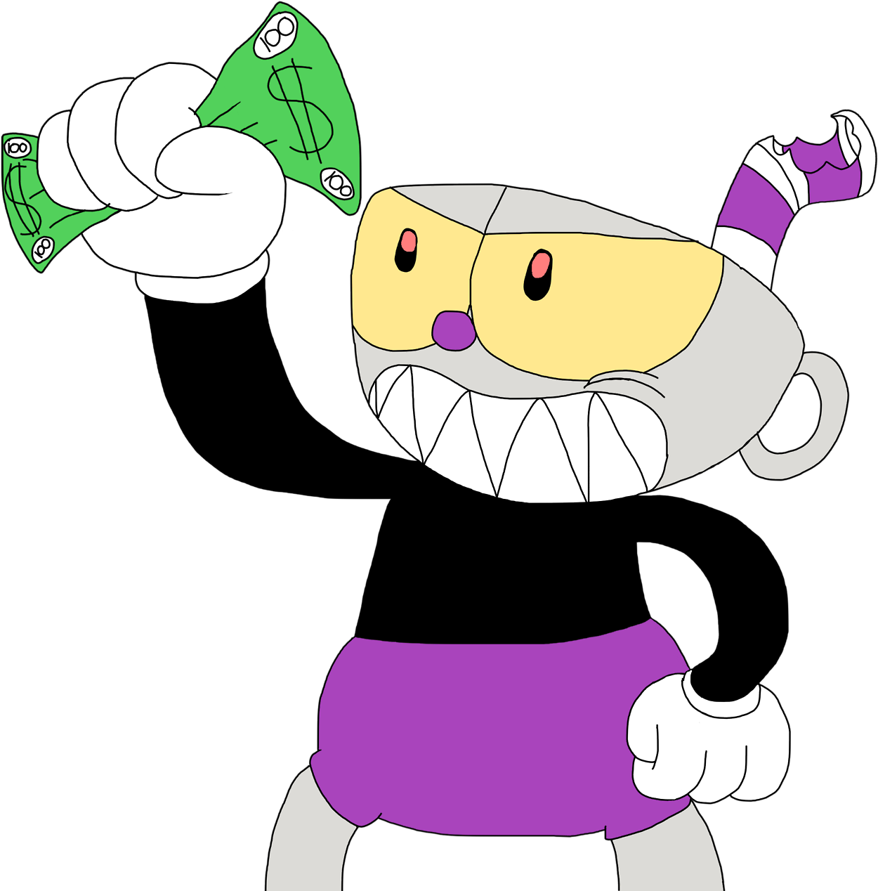 Cuphead Bad Ending Cuphead Dont Deal With The Devil - Cuphead (1280x1280)