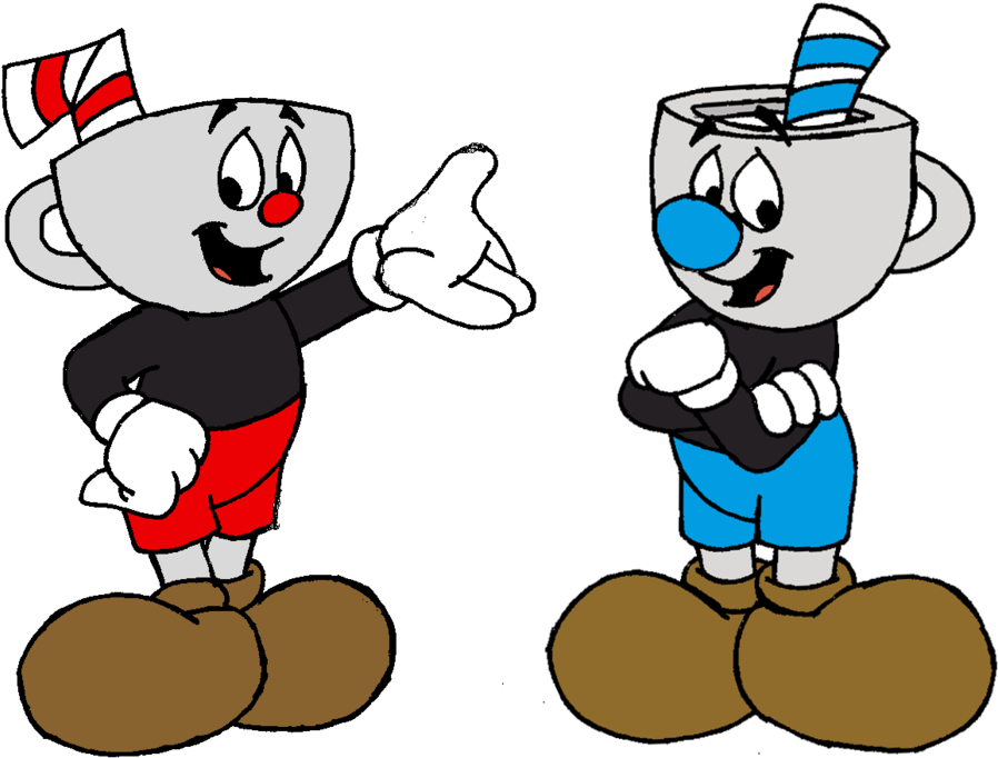 Cuphead And Mugman In Hanna-barbera Style By Grishamanimation1 - Cuphead Hanna Barbera (1024x723)
