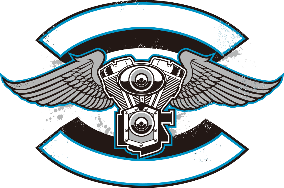 Motorcycle Helmet Motorcycle Club Clip Art - Logo De Club De Motos (966x639)