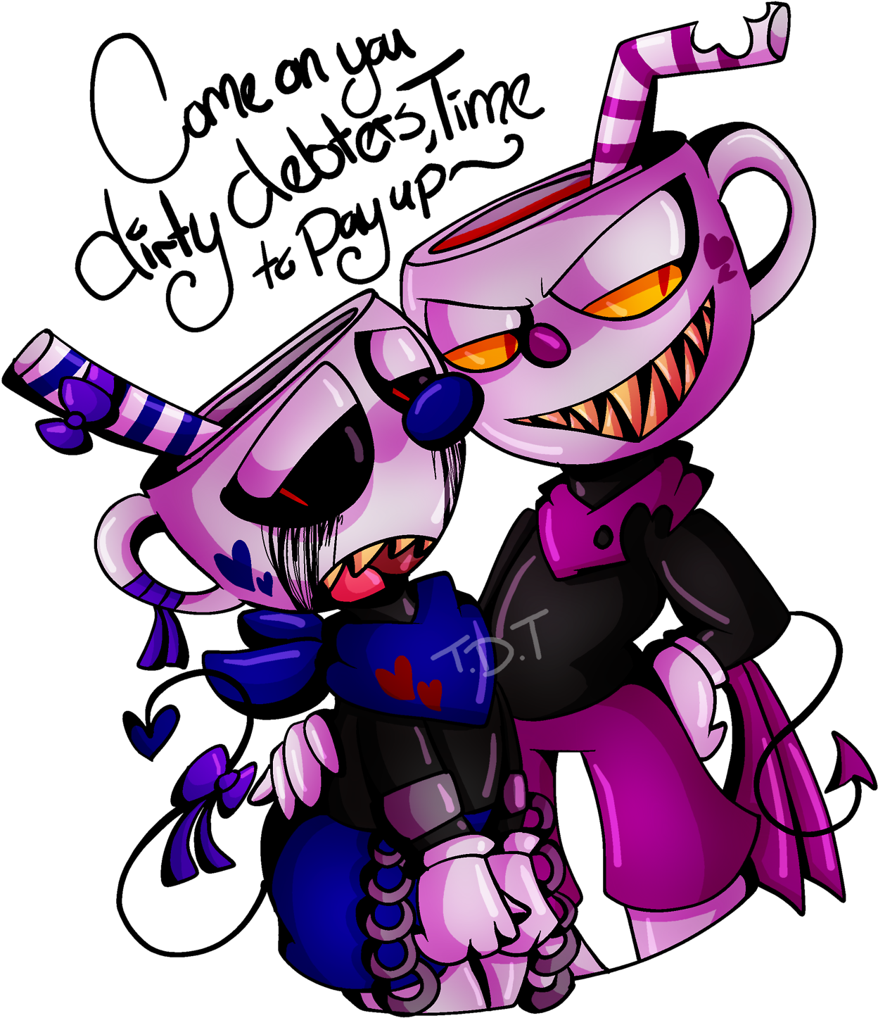 Evil Cuphead Cuphead Dont Deal With The Devil Evil - Evil Cuphead Fanart (1280x1481)