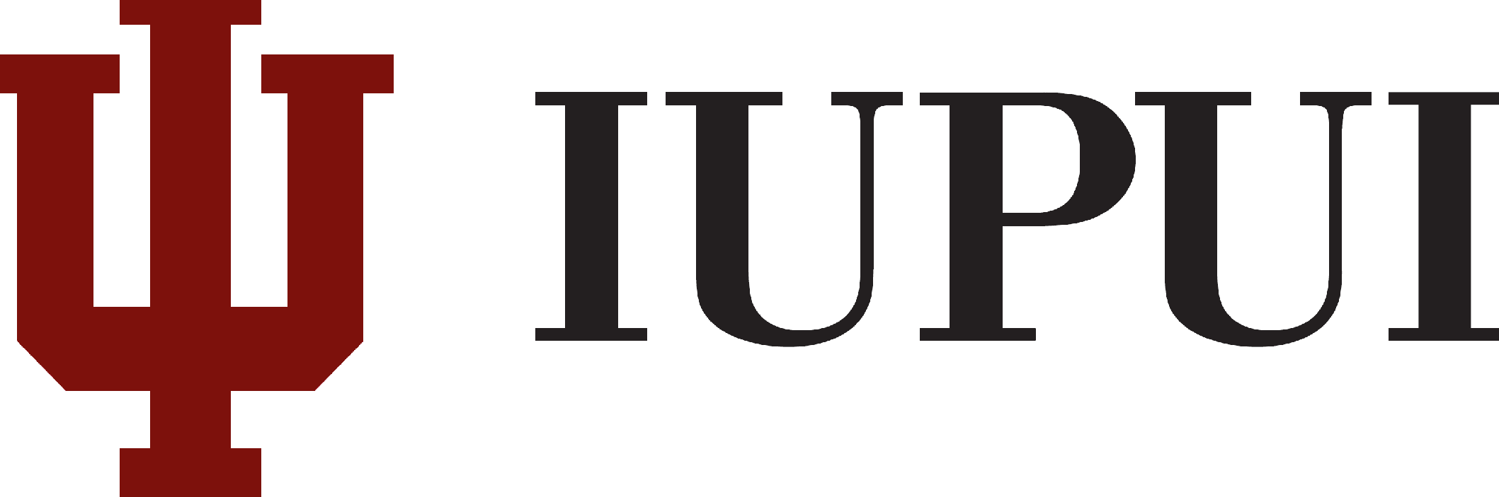 Iupui Wordmark - Indiana University Purdue University Indianapolis Logo (2117x703)