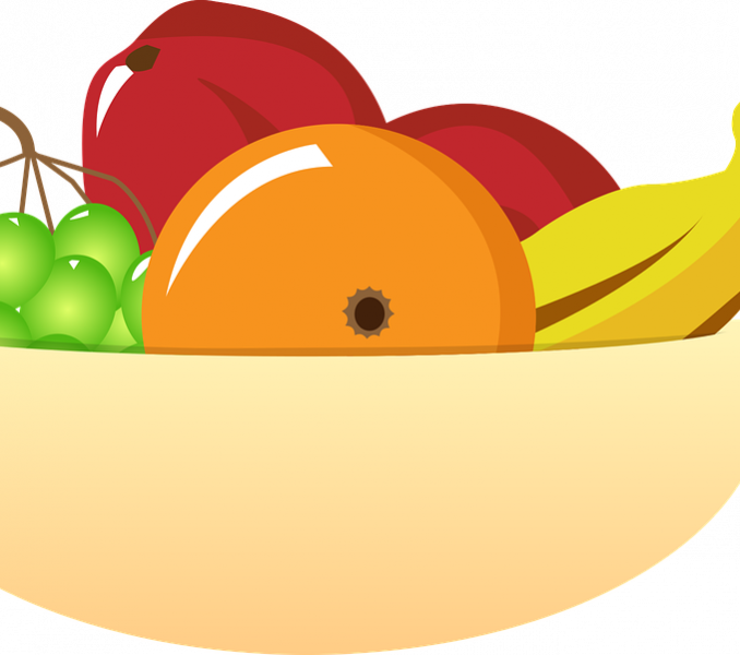 Fruit Bowl Clipart Fruit Bowl Fruits Food Free Vector - Fruit (678x600)