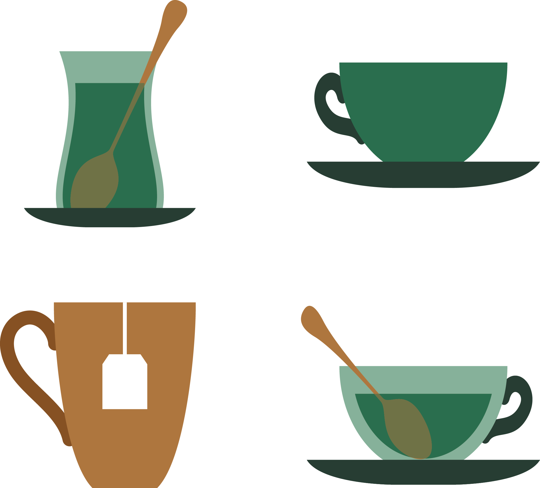 Green Tea Teapot Icon - Teapot (2087x1883)