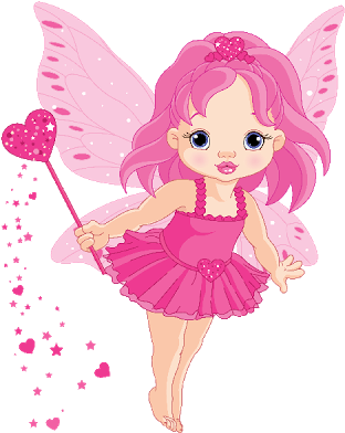 Pretty Cartoon Fairy - Pixies And Fairies Clipart (400x400)