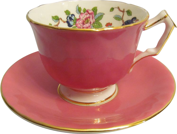 Aynsley Fine English Bone China Tea Cup And Saucer - Saucer (748x748)