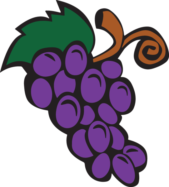 Clip Art - Grapes Clip Art (541x600)