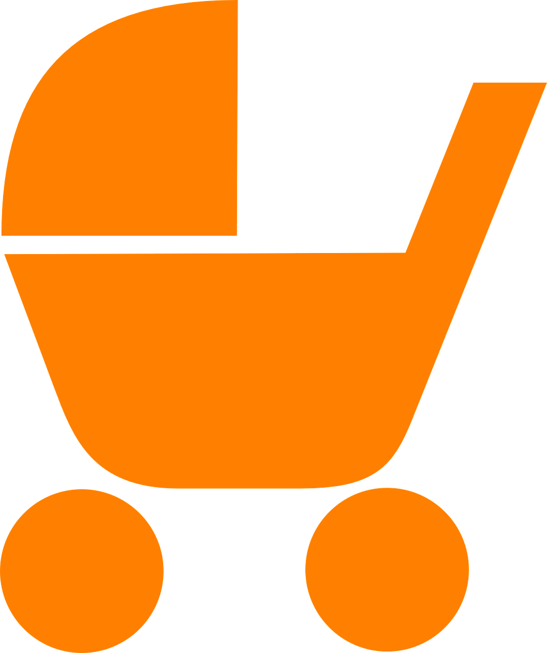 Baby Carriage Stroller Infant Png Image - Pictogramme Bébé (1073x1280)