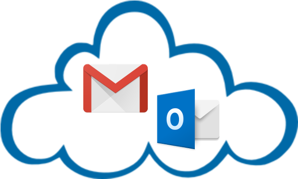 Web-based Email Support - Clip Art Cloud Computing (640x400)