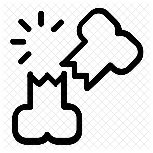 Broken Bone Icon - Health Care (512x512)