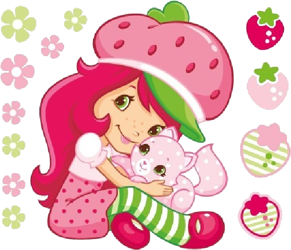 Strawberry Shortcake Clip Art - Strawberry Shortcake Transparent Background (600x600)